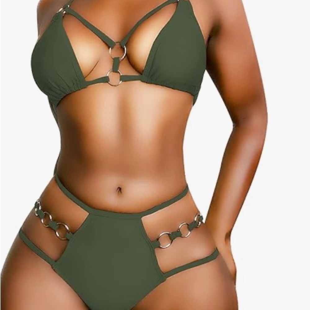 Womens Sexy Thong Bikini Swimsuits String Push up Padded Cheeky Swimwear